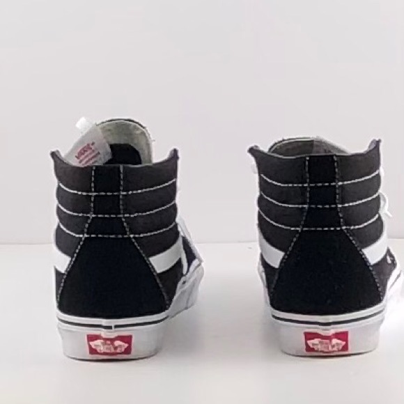 Vans Skateboard Black Shoes High Top Sz M 6.5 W 8 - Picture 4 of 11